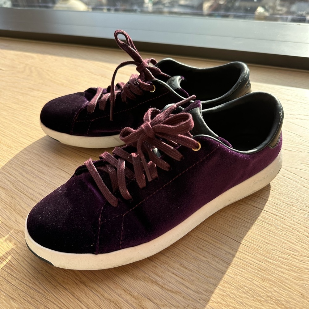 Cole Haan Women's GrandPrø Velvet Sneakers